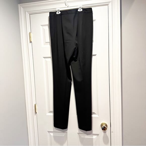 St John Collection Marie Gray Black Pants Wide Leg Pocket Classic Vintage VTG - Picture 5 of 10